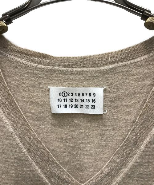 Maison Margiela（メゾンマルジェラ）Maison Margiela (メゾンマルジェラ) ニットベスト ベージュ サイズ:Mの古着・服飾アイテム