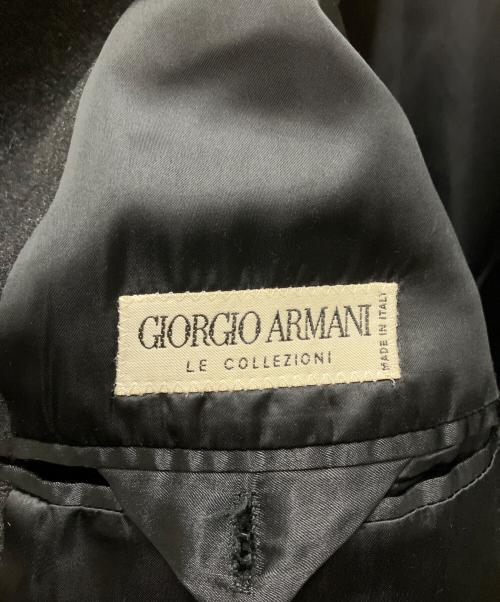 GIORGIO ARMANI（ジョルジオアルマーニ）GIORGIO ARMANI (ジョルジオアルマーニ) 90s～00s ウールチェスターコート ブラック サイズ:32の古着・服飾アイテム