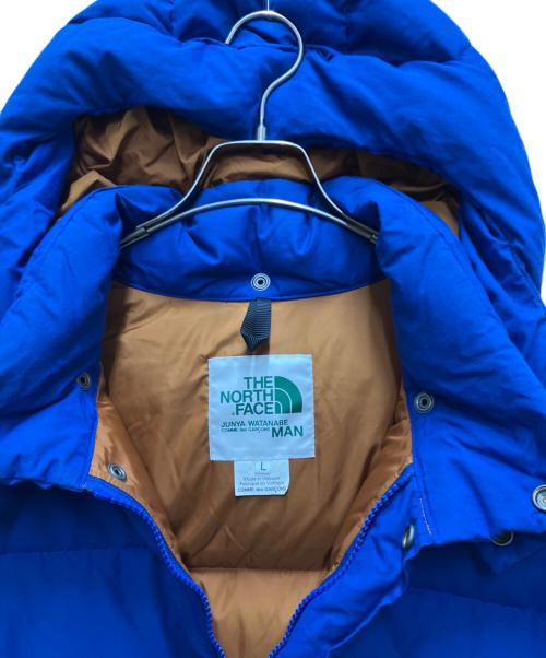 THE NORTH FACE（ザ ノース フェイス）THE NORTH FACE (ザ ノース フェイス) JUNYA WATANABE COMME des GARCONS (ジュンヤワタナベ コムデギャルソン) コラボダウンジャケット ブルー サイズ:Mの古着・服飾アイテム