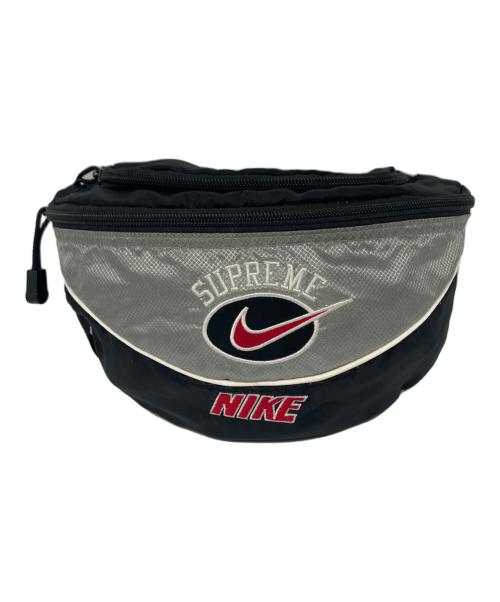 NIKE（ナイキ）NIKE (ナイキ) SUPREME (シュプリーム) ウエストポーチ ブラックの古着・服飾アイテム