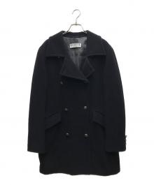 MARELLA（マレーラ）の古着「カシミヤブレンドPコート」｜ネイビー