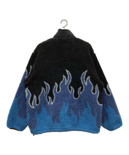 RADIALL（ラディアル）RADIALL (ラディアル) FLAMES - ZIP UP BLOUSON ブラック サイズ:Lの古着・服飾アイテム