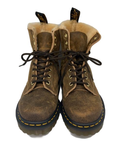 Dr.Martens（ドクターマーチン）Dr.Martens (ドクターマーチン) 1460 Pascal Shearling 8ホールブーツ ブラウン サイズ:24.5ｃｍの古着・服飾アイテム