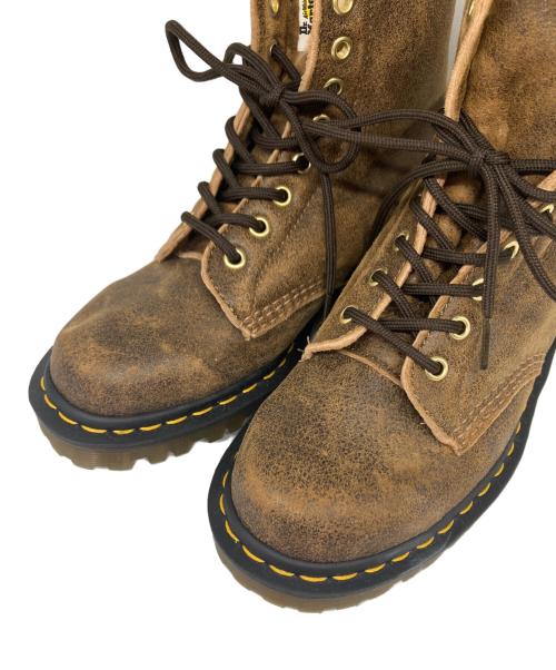 Dr.Martens（ドクターマーチン）Dr.Martens (ドクターマーチン) 1460 Pascal Shearling 8ホールブーツ ブラウン サイズ:24.5ｃｍの古着・服飾アイテム