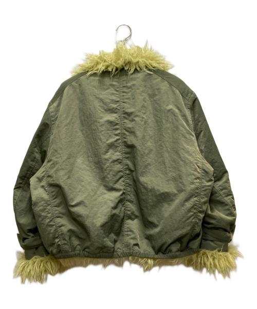 MAISON SPECIAL（メゾンスペシャル）MAISON SPECIAL (メゾンスペシャル) Reversible Fur Blouson グリーン サイズ:FREEの古着・服飾アイテム