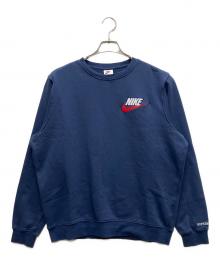 NIKE×SUPREME（ナイキ×シュプリーム）の古着「クルーネックロゴスウェット」｜ネイビー