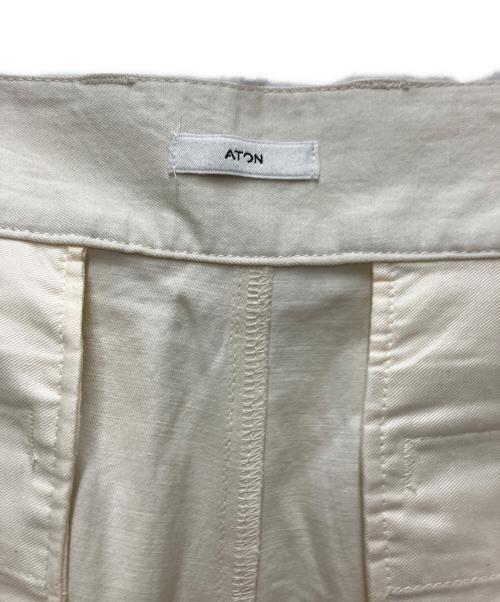 ATON（エイトン）ATON (エイトン) HARD WASHED COTTON M-47 PANTS ベージュ サイズ:04の古着・服飾アイテム