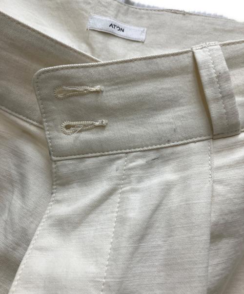 ATON（エイトン）ATON (エイトン) HARD WASHED COTTON M-47 PANTS ベージュ サイズ:04の古着・服飾アイテム