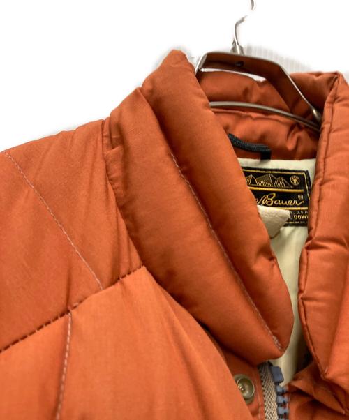 Eddie Bauer（エディーバウアー）Eddie Bauer (エディーバウアー) 70-80`Sダウンベスト オレンジ サイズ:不明の古着・服飾アイテム