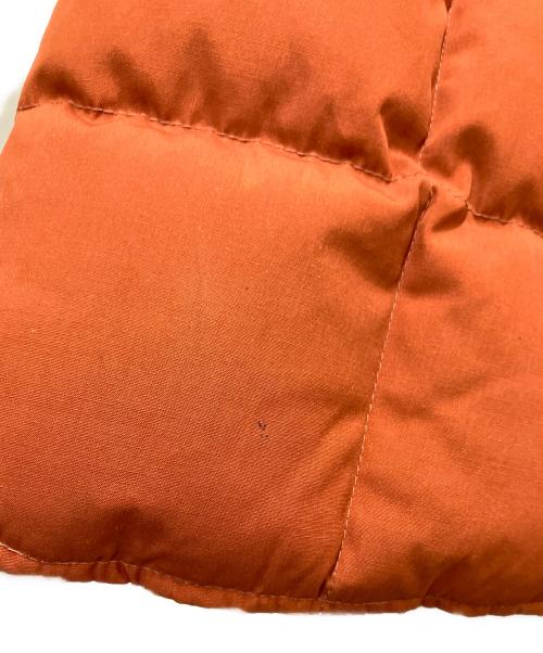 Eddie Bauer（エディーバウアー）Eddie Bauer (エディーバウアー) 70-80`Sダウンベスト オレンジ サイズ:不明の古着・服飾アイテム