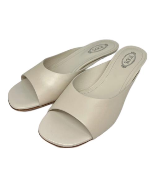 TOD'S（トッズ）TOD'S (トッズ) SANDALO FASCIA ベージュ サイズ:38　1/2の古着・服飾アイテム
