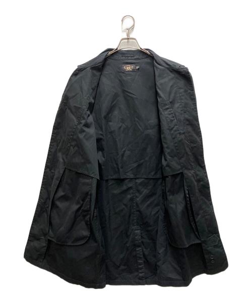 RRL（ダブルアールエル）RRL (ダブルアールエル) コットンステンカラーコート ブラック サイズ:LLの古着・服飾アイテム