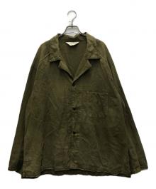 ANCELLM（アンセルム）の古着「FADED L/C WORK SHIRT」｜グリーン