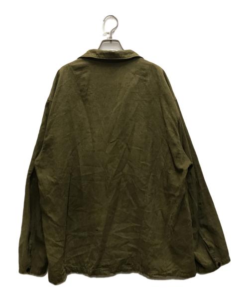 ANCELLM（アンセルム）ANCELLM (アンセルム) FADED L/C WORK SHIRT グリーン サイズ:2の古着・服飾アイテム