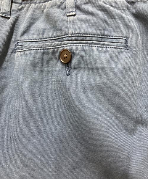 AURALEE（オーラリー）AURALEE (オーラリー) PRODUCT DYED FINX GABARDINE PANTS ブルー サイズ:3の古着・服飾アイテム