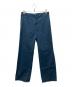 AURALEE（オーラリー）の古着「PRODUCT DYED FINX GABARDINE PANTS」｜ブルー