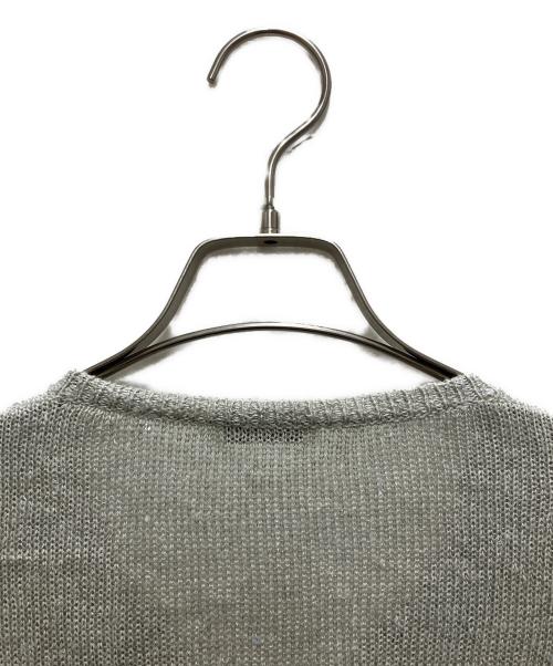 BRUNELLO CUCINELLI（ブルネロクチネリ）BRUNELLO CUCINELLI (ブルネロクチネリ) リネンシルクラメカーディガン グレー サイズ:Mの古着・服飾アイテム