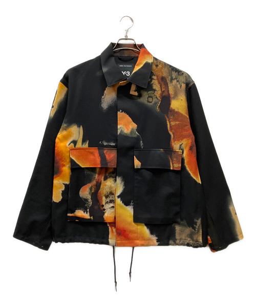 Y-3（ワイスリー）Y-3 (ワイスリー) AOP SPORT UNIFORM COACH JACKET オレンジ×ブラック サイズ:Sの古着・服飾アイテム