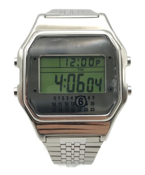 TIMEX（タイメックス）TIMEX (タイメックス) MM6 Maison Margiela (エムエムシックスメゾンマルジェラ) T80 コラボウォッチ シルバーの古着・服飾アイテム