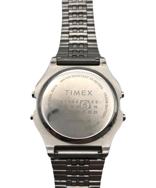 TIMEX（タイメックス）TIMEX (タイメックス) MM6 Maison Margiela (エムエムシックスメゾンマルジェラ) T80 コラボウォッチ シルバーの古着・服飾アイテム