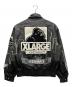 X-LARGE (エクストララージ) JEFF HAMILTON (ジェフハミルトン) 刺繍ワッペン フェイクレザースタジャン グレー サイズ:M：23000円