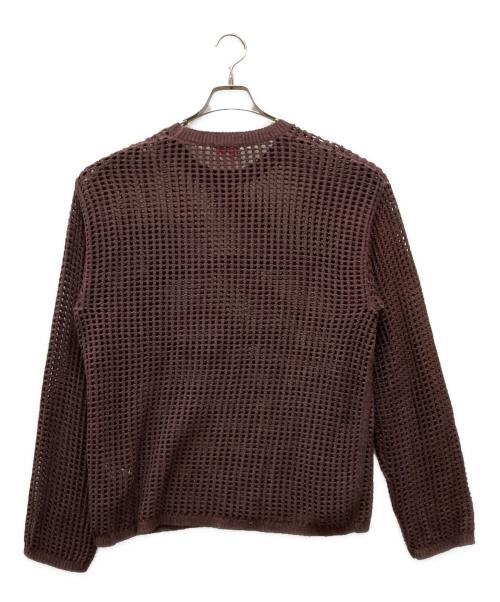 DIESEL（ディーゼル）DIESEL (ディーゼル) K-ROCH メッシュニット ボルドー サイズ:Mの古着・服飾アイテム