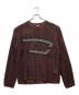 DIESEL（ディーゼル）の古着「K-ROCH メッシュニット」｜ボルドー