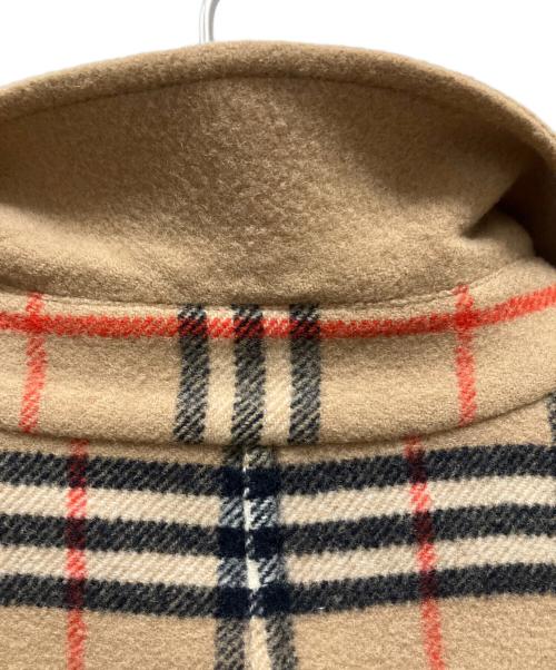 Burberry's（バーバリーズ）Burberry's (バーバリーズ) ノヴァチェック リバーシブル ラムウールコート ブラウン サイズ:9AB2の古着・服飾アイテム