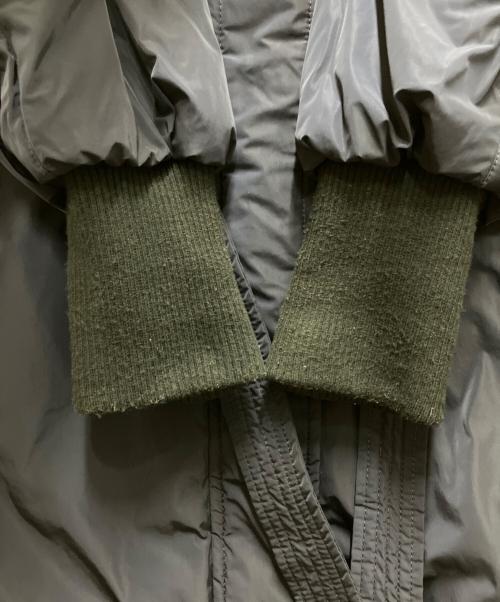 EMPORIO ARMANI（エンポリオ アルマーニ）EMPORIO ARMANI (エンポリオ アルマーニ) インナーファー中綿コート ネイビー サイズ:38の古着・服飾アイテム