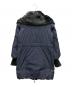 EMPORIO ARMANI (エンポリオ アルマーニ) インナーファー中綿コート ネイビー サイズ:38：10000円