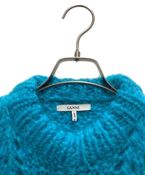 GANNI（ガニー）GANNI (ガニー) The Julliard Mohair Pullover スカイブルー サイズ:Sの古着・服飾アイテム