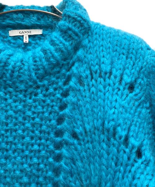 GANNI（ガニー）GANNI (ガニー) The Julliard Mohair Pullover スカイブルー サイズ:Sの古着・服飾アイテム