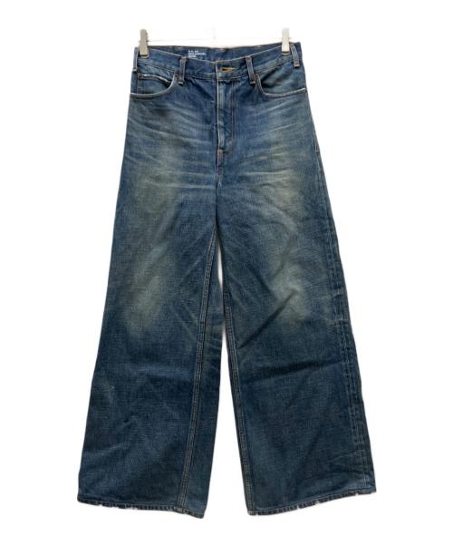 CELINE（セリーヌ）CELINE (セリーヌ) Middle Rise Flare Surf Jeans Dark Union Wash Denim インディゴ サイズ:Ｗ28の古着・服飾アイテム