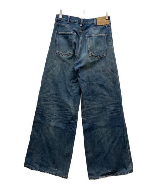 CELINE（セリーヌ）CELINE (セリーヌ) Middle Rise Flare Surf Jeans Dark Union Wash Denim インディゴ サイズ:Ｗ28の古着・服飾アイテム