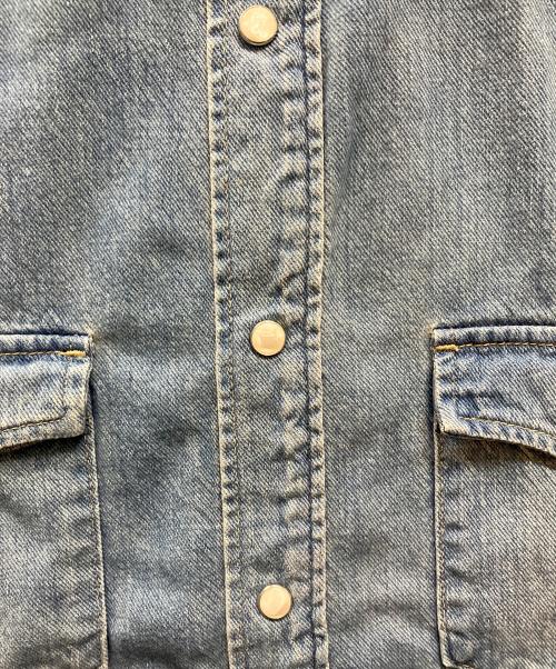 CELINE（セリーヌ）CELINE (セリーヌ) ウエスタンデニムシャツ インディゴ サイズ:Mの古着・服飾アイテム