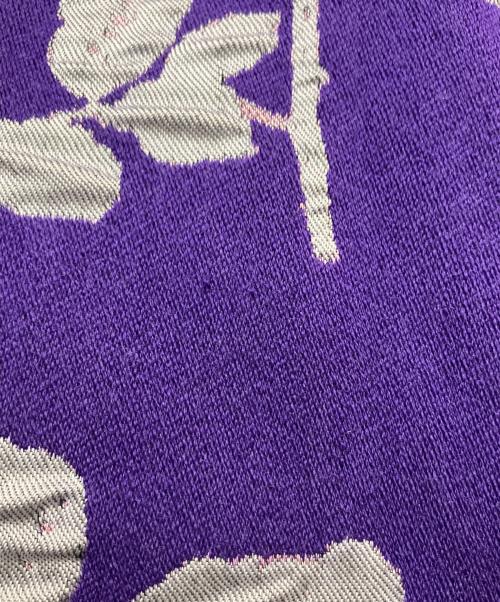 DRIES VAN NOTEN（ドリスヴァンノッテン）DRIES VAN NOTEN (ドリスヴァンノッテン) 花柄スカート パープル サイズ:34の古着・服飾アイテム