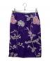 DRIES VAN NOTEN (ドリスヴァンノッテン) 花柄スカート パープル サイズ:34：10000円