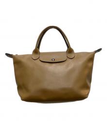LONGCHAMP（ロンシャン）の古着「Le Pliage Xtra Handbag S」｜ベージュ