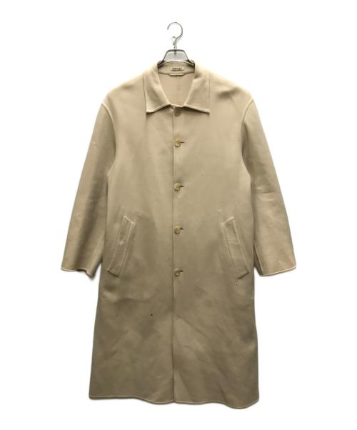 AURALEE（オーラリー）AURALEE (オーラリー) SUPER FINE MELTON SOUTIEN COLLAR COAT ベージュ サイズ:5の古着・服飾アイテム