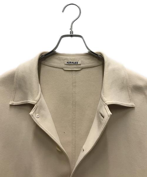 AURALEE（オーラリー）AURALEE (オーラリー) SUPER FINE MELTON SOUTIEN COLLAR COAT ベージュ サイズ:5の古着・服飾アイテム