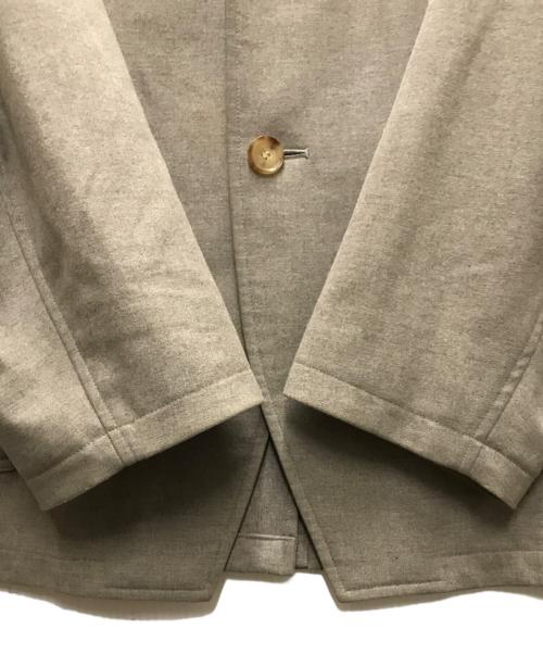 AURALEE（オーラリー）AURALEE (オーラリー) WOOL FULLING FLANNEL JACKET ベージュ サイズ:5の古着・服飾アイテム