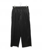 steinシュタイン）の古着「LONG WIDE TROUSERS」｜ブラック