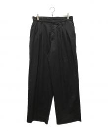 stein（シュタイン）の古着「LONG WIDE TROUSERS」｜ブラック