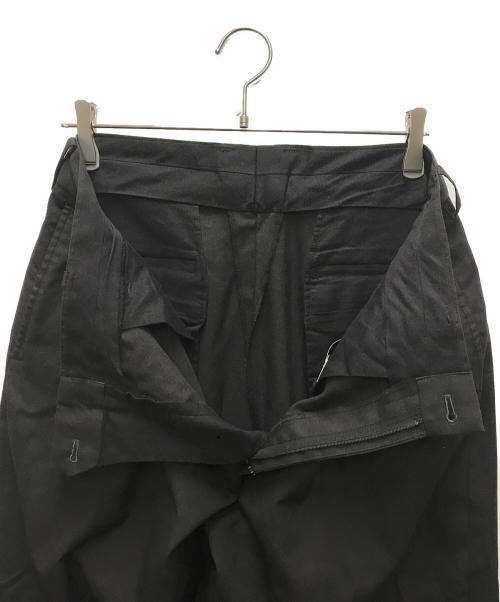 stein（シュタイン）stein (シュタイン) LONG WIDE TROUSERS ブラック サイズ:Lの古着・服飾アイテム