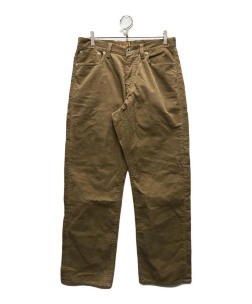 HUMAN MADE（ヒューマンメイド）HUMAN MADE (ヒューマンメイド) ペインターコーデュロイパンツ ブラウン サイズ:XLの古着・服飾アイテム