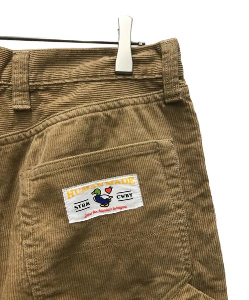 HUMAN MADE（ヒューマンメイド）HUMAN MADE (ヒューマンメイド) ペインターコーデュロイパンツ ブラウン サイズ:XLの古着・服飾アイテム