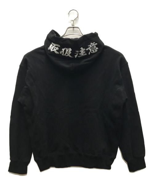 BlackEyePatch（ブラックアイパッチ）BlackEyePatch (ブラックアイパッチ) VERDY (ヴェルディ) VICK OG LABEL HOODIE ブラック サイズ:Lの古着・服飾アイテム
