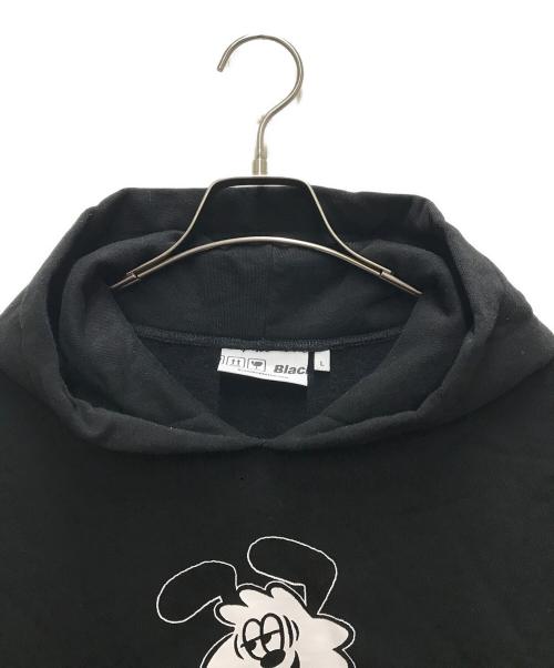 BlackEyePatch（ブラックアイパッチ）BlackEyePatch (ブラックアイパッチ) VERDY (ヴェルディ) VICK OG LABEL HOODIE ブラック サイズ:Lの古着・服飾アイテム