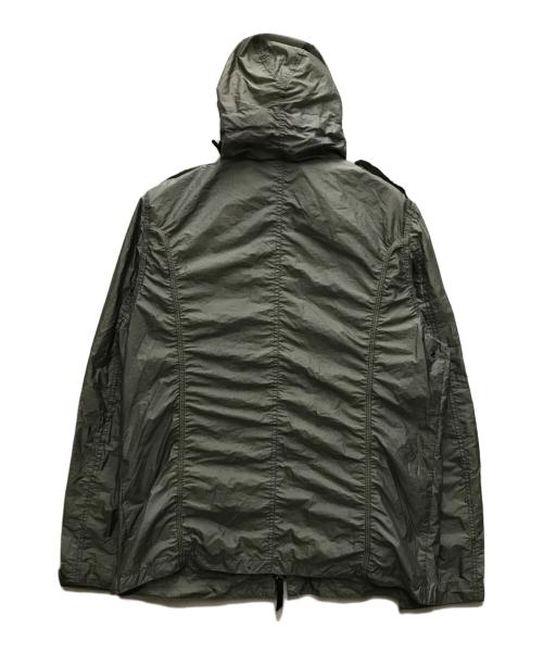 MA.STRUM（マストラム）MA.STRUM (マストラム) ギミックナイロンジャケット カーキ サイズ:Lの古着・服飾アイテム