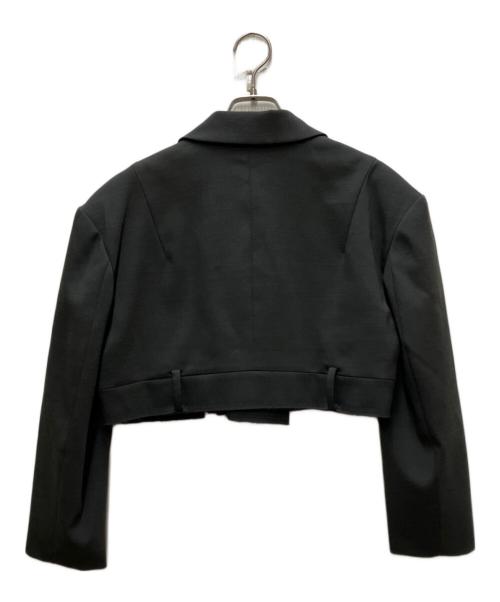 JOSE MOON（ジョゼムーン）JOSE MOON (ジョゼムーン) クロップショートテーラードJKT グレー サイズ:FREEの古着・服飾アイテム